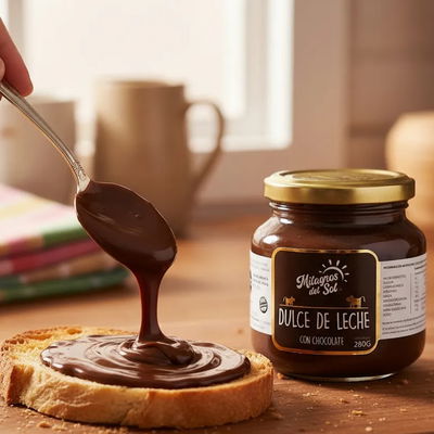Dulce De Leche Con Chocolate - Milagros Del Sol 280 Gr 