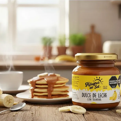 Dulce De Leche Con Banana - Milagros Del Sol 280 Gr