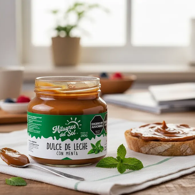 Dulce De Leche Con Menta - Milagros Del Sol 280 Gr