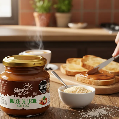 Dulce De Leche Con Coco - Milagros Del Sol 280 Gr