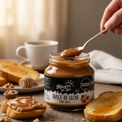 Dulce De Leche Con Miel - Milagros Del Sol 280 Gr