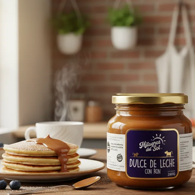 Dulce De Leche Con Ron - Milagros Del Sol 280 Gr