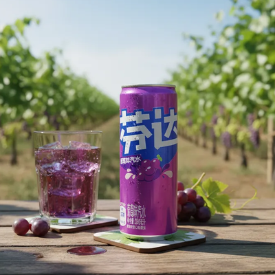 Fanta Asiatica Sabor Uva 330 Ml