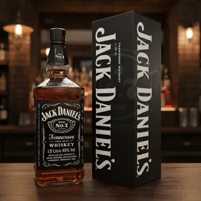 Whisky Jack Daniels 1 Litro C/estuche Lata