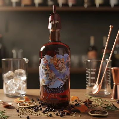 Gin Aquiles Pink Hibiscus 750 Ml