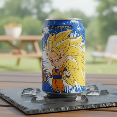 Ocean Bomb de uvas blancas edición Dragon Ball (Goku Super Saiyan 3)