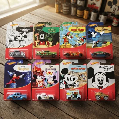 Hot Wheels Mickey Mouse Disney Set 8