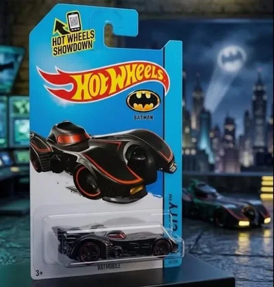 Hot Wheels Hw City Batman Batmobile Negro/rojo 1:64