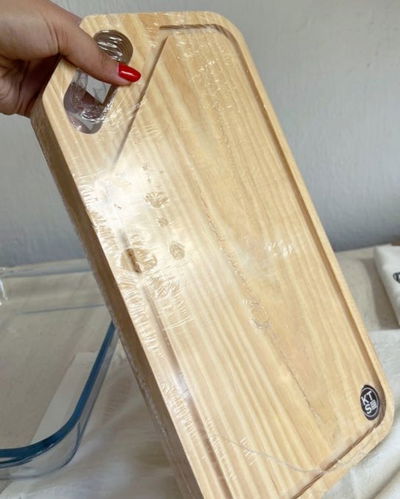 Tabla de picar de pino 