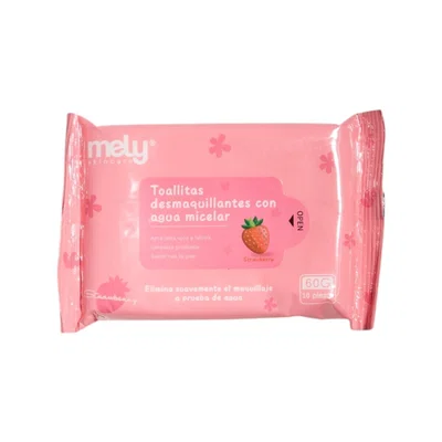Toallita Desmaquillantes  con agua micelar Frutilla MELY
