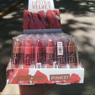 Labial Lipstick Velvet PINK21
