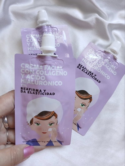 Crema Facial con colageno y acido hialuronico  TYL