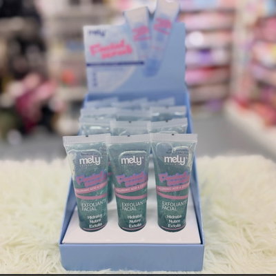 Exfoliante facial Mely