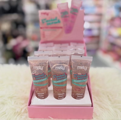 Exfoliante facial de Mely