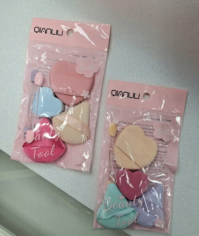 Set de esponjas y aplicadores de sombras