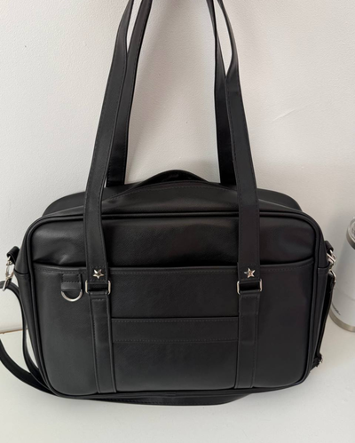 Cartera Boston Negra-Edición STARS 