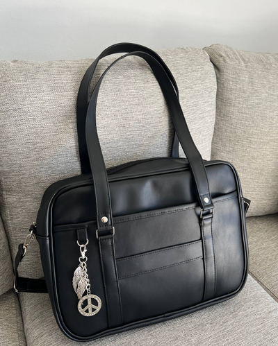Cartera Boston Negra