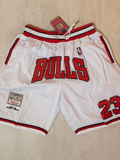 Shorts NBA Chicago Bulls Blanco