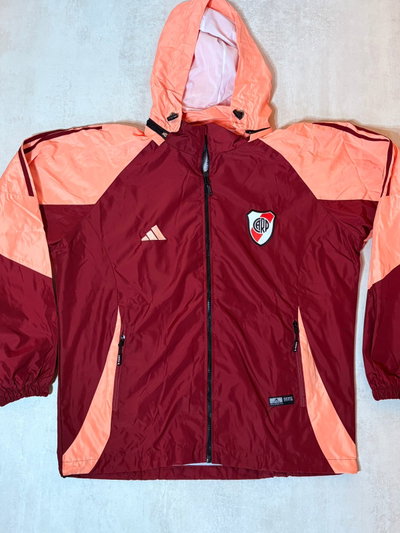 Campera Importada River Plate crema y bordo