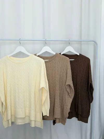Sweater trenzado anne