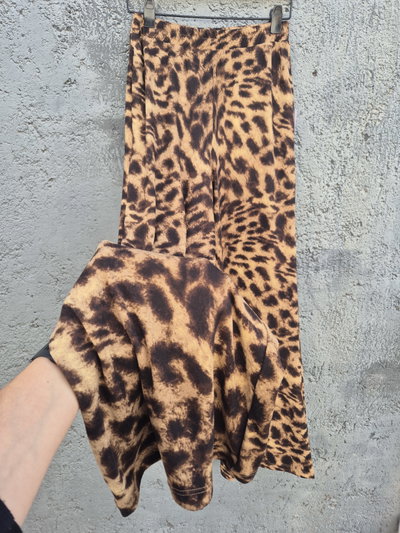PALAZZO LANILLA ANIMAL PRINT