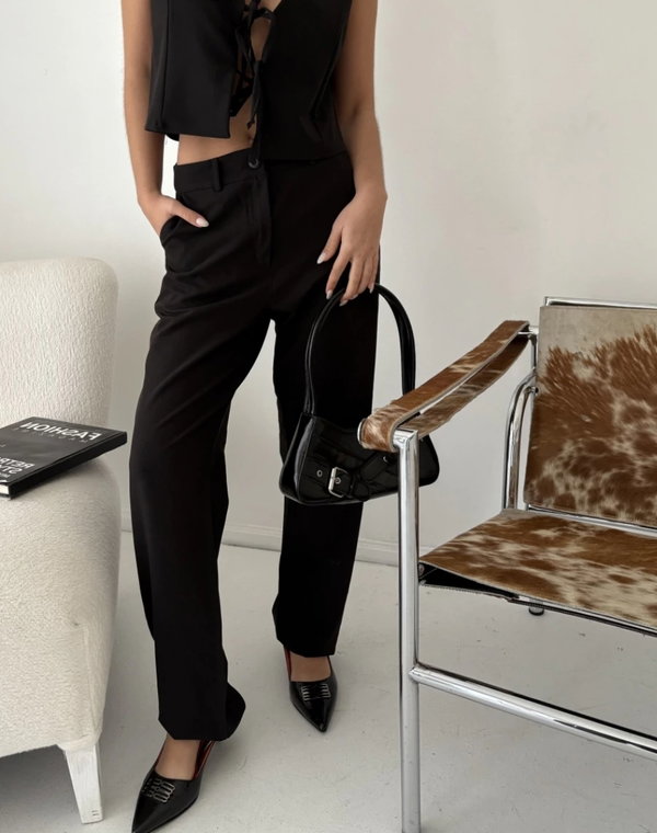 Pantalon recto sastrero 