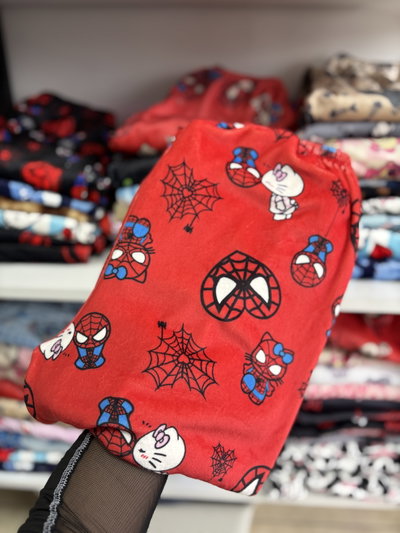 Pijama Spiderman y Kitty
