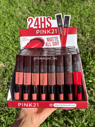 Labial matte liquido Pink21 Packx8u