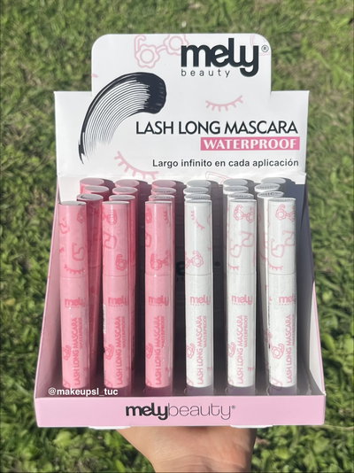 Mascara de pestañas Mely waterproof Packx4