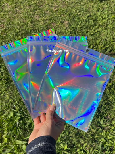 Bolsas Doypack C/cierre hermetico calidad premium Holograficas