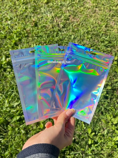 Bolsas Doypack C/cierre hermetico calidad premium Holograficas