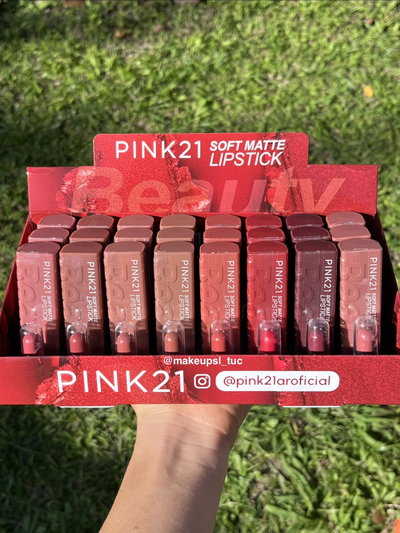 Labial en barra matte Pink21 Packx8