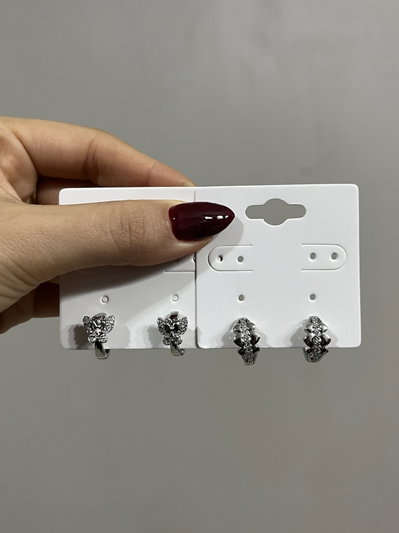 Aros 4 modelos surtidos acero quirúrgico 
