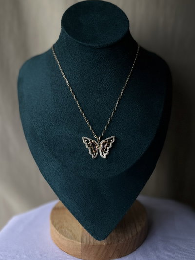 Cadenita mariposa con strass