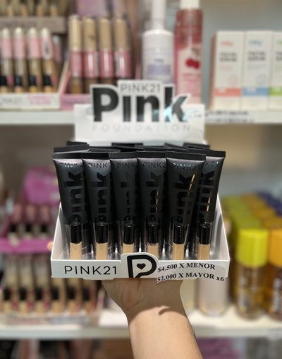 Base de maquillaje Pink 21 Packx6