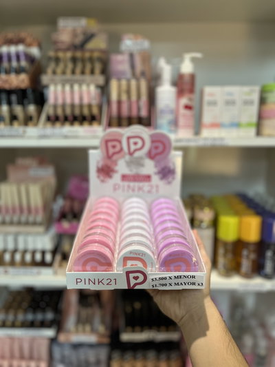 Polvo traslucido 3 colores con aplicador Pink21 Packx3