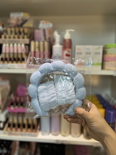 Vincha nube mas muñequera Packx2