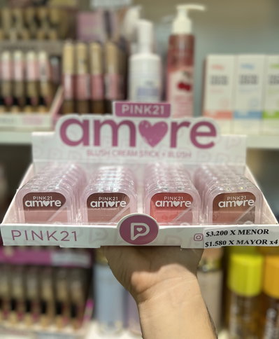 Rubor en crema y polvo pink21 Packx4