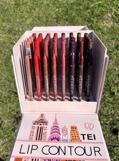 delineadores en crayón de labios Tei pack x6