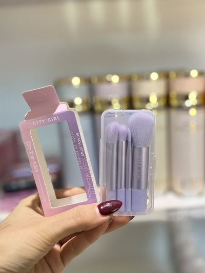 Set de mini brochas CITY GIRL Packx2