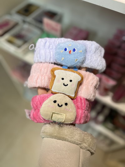 Vincha para skincare pack x3