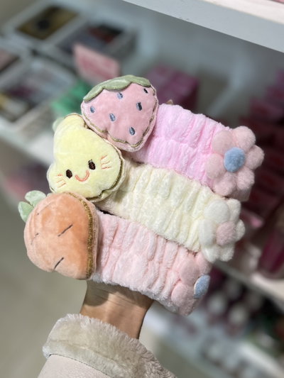 Vincha para skincare Naez pack x3