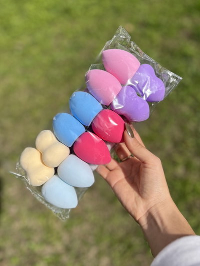 Esponjas surtidas para maquillaje Packx3
