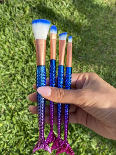 Brochas sirenas tornasoladas Packx3sets