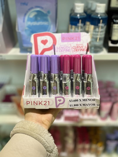 Mascara de pestañas Pink21 pack x4