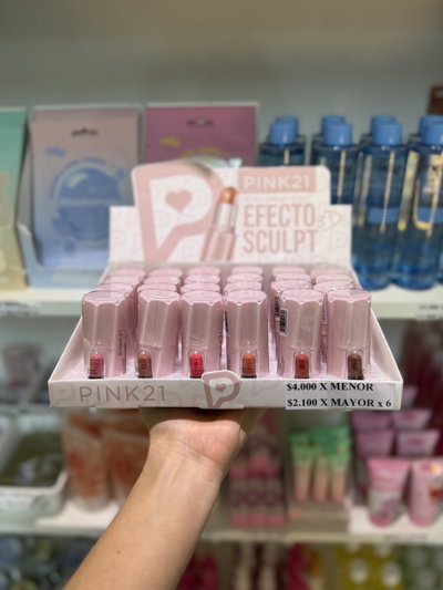 Rubor en barra Pink21 pack x6