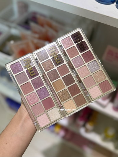 Paleta de sombras 12 tonos Mely pack x3