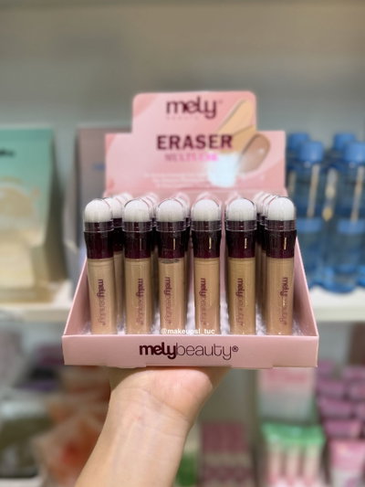 Corrector liquido con esponja Mely pack x6
