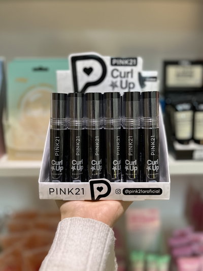 Mascara de pestañas Curl Up Pink21 pack x3