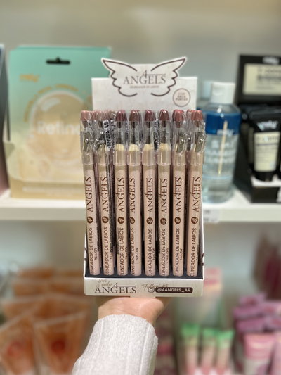 Delineador de labios con sacapuntas 4Angels pack x8